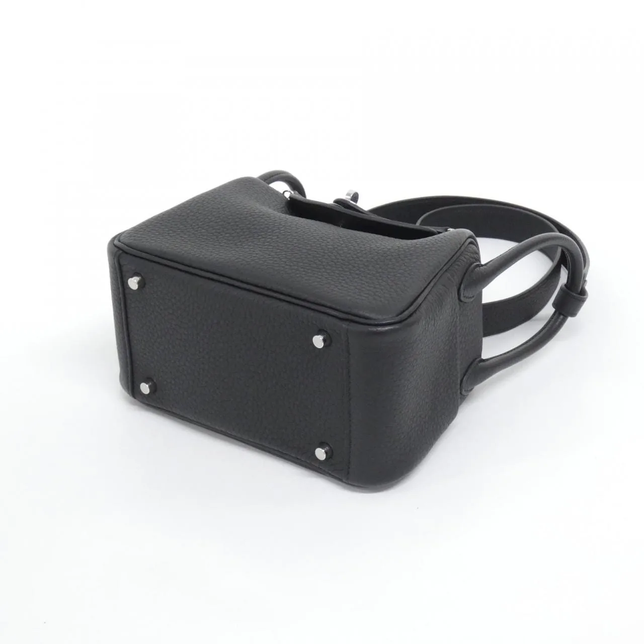 HERMES Lindy 079086CK Shoulder Clemence 黑色 Clemence 皮 中古品A - 縮圖 3