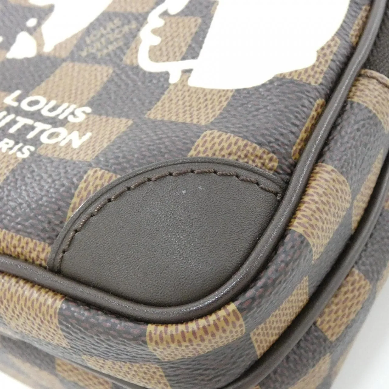 LOUIS VUITTON N40768 Shoulder Damier 黑色 Damier 中古品A - 縮圖 3