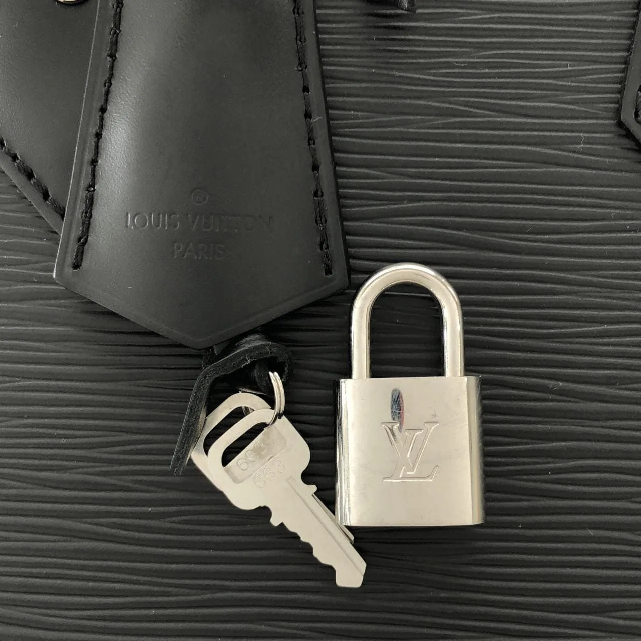 LOUIS VUITTON Alma M40862 Handbag Epi Black Epi Rank A - Thumbnail 6