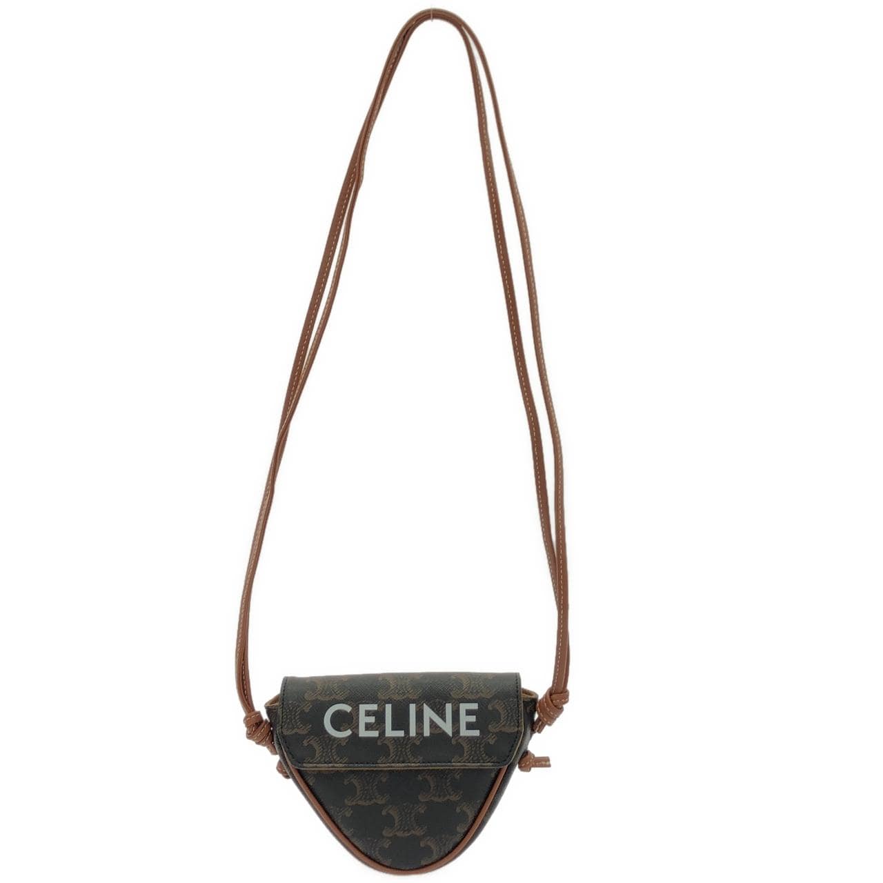 CELINE 10I192DM5 Shoulder Canvas