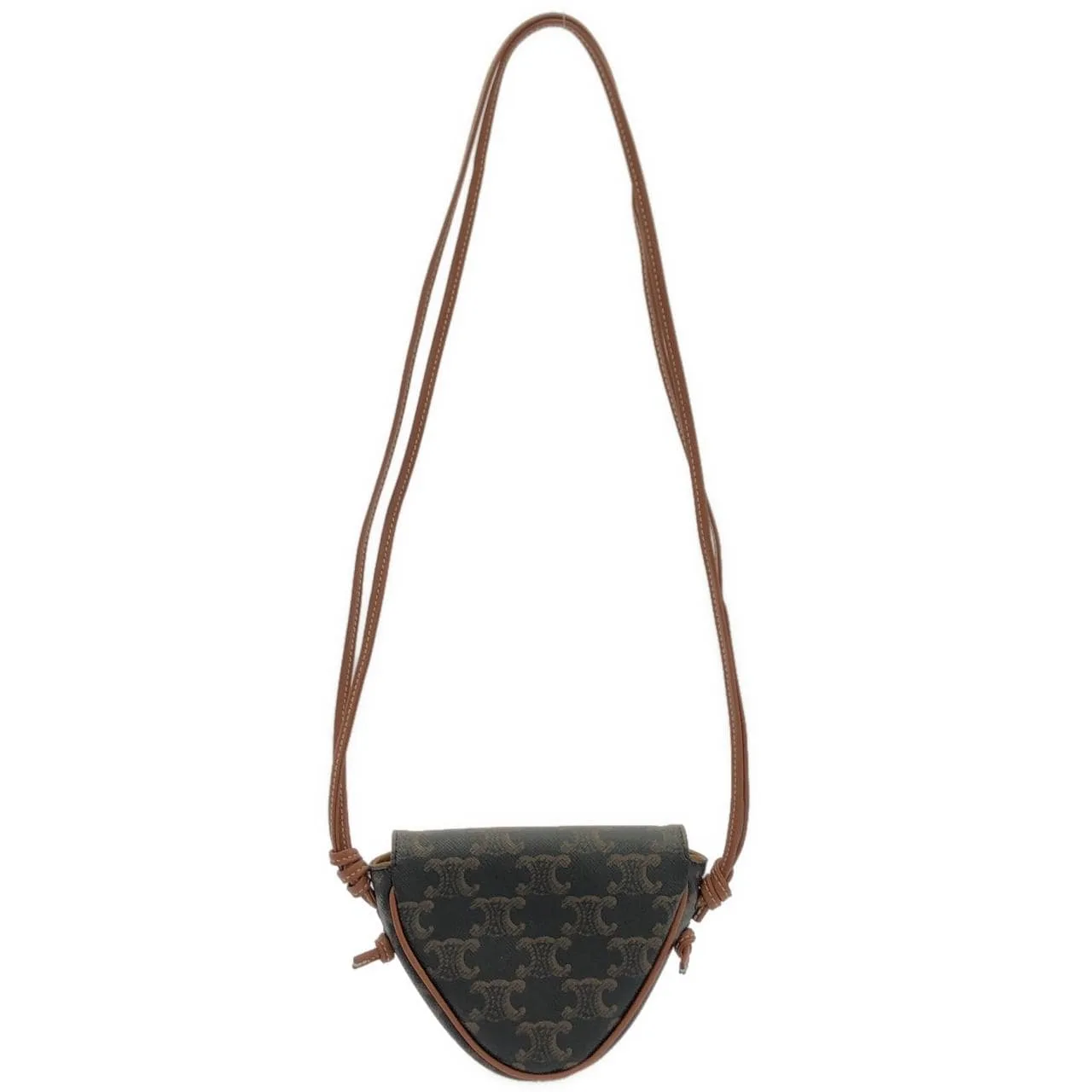 CELINE 10I192DM5 Shoulder Canvas 黑色 帆布 中古品A - 縮圖 2