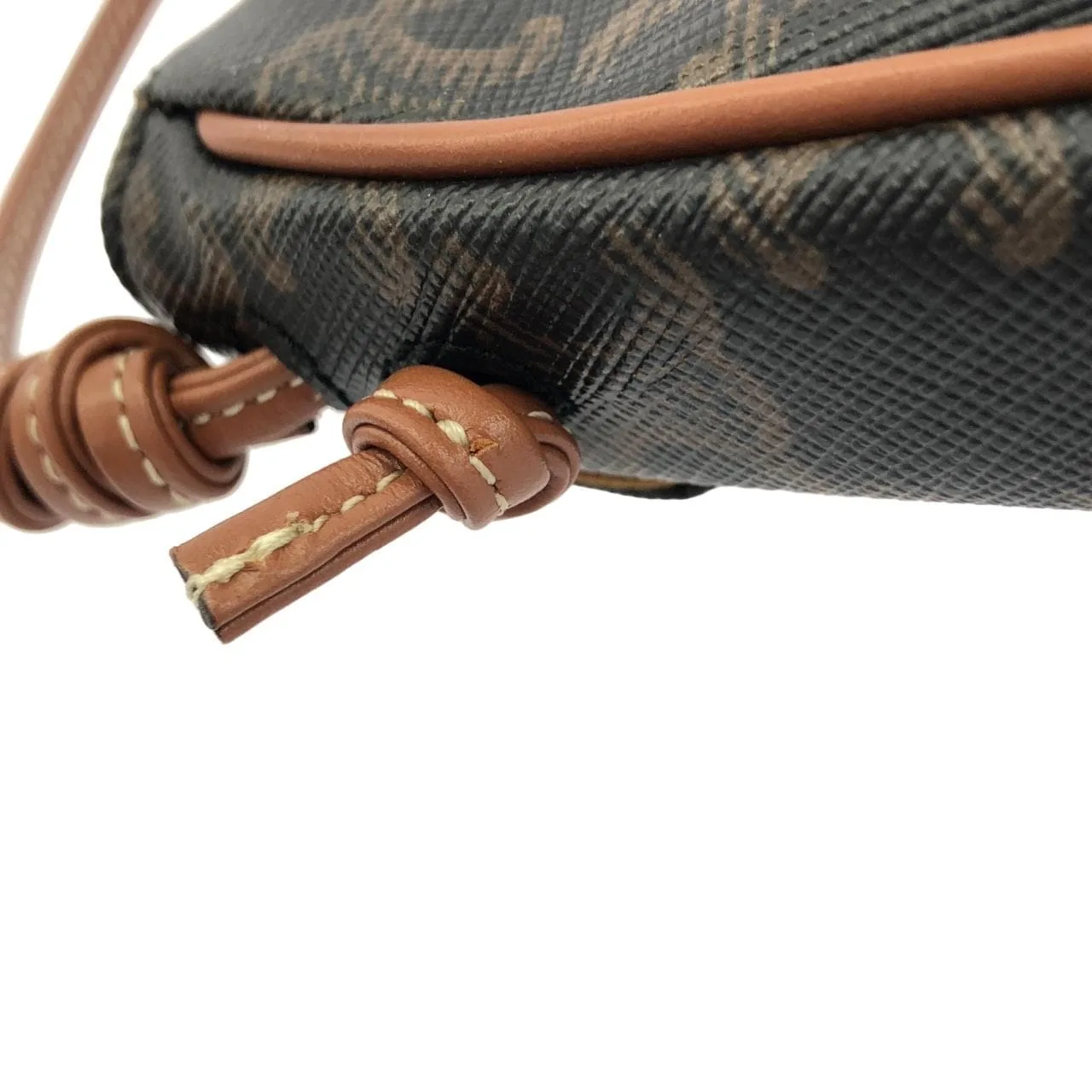 CELINE 10I192DM5 Shoulder Canvas 黑色 帆布 中古品A - 縮圖 5