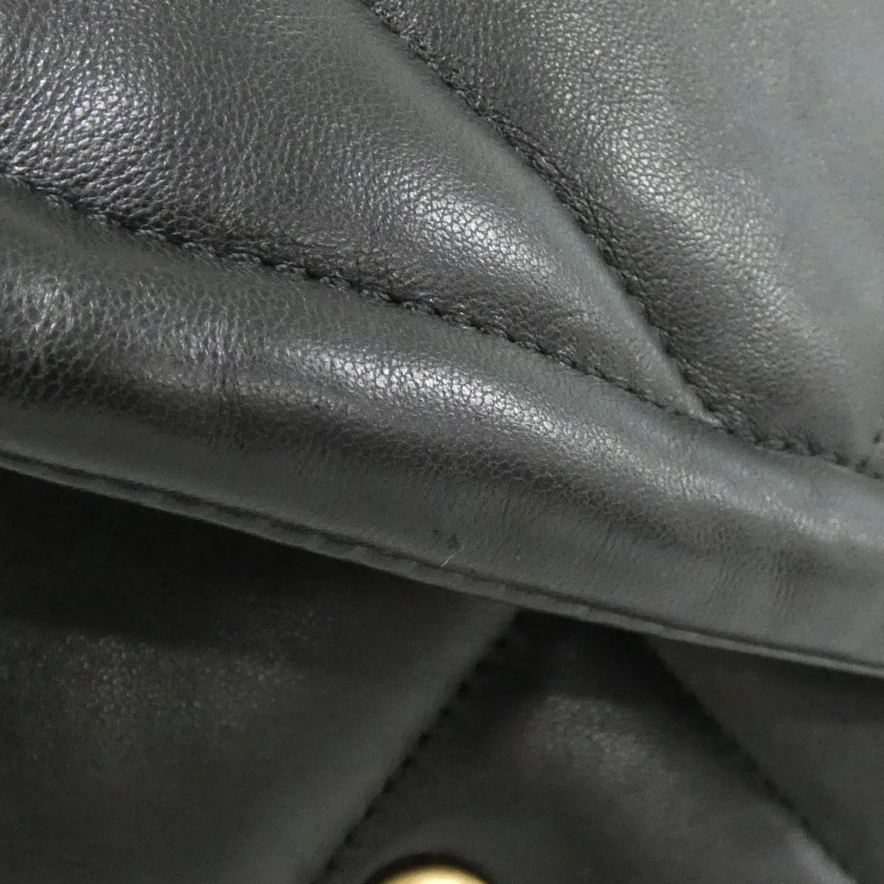 CHANEL AS5727 Shoulder Lambskin 黑色 羊皮 中古品A - 縮圖 7