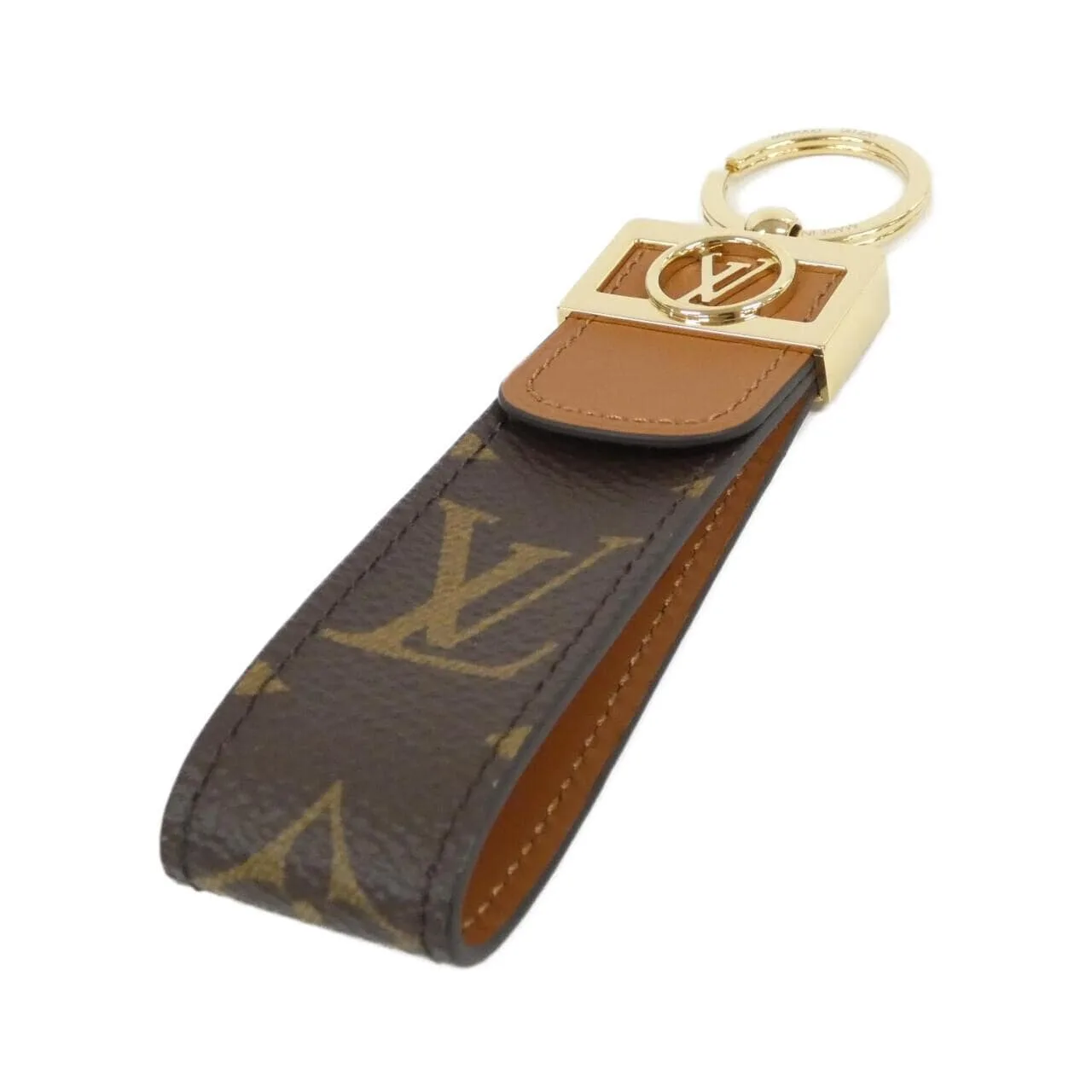 LOUIS VUITTON Dauphine M69000 Key Case Monogram 黑色 Monogram 中古品A - 縮圖 3