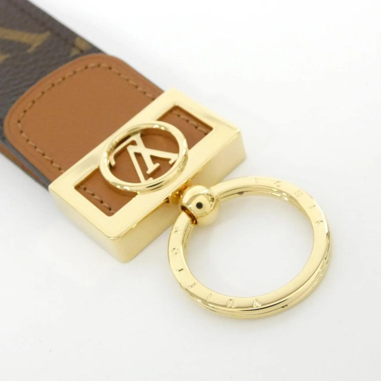 LOUIS VUITTON Dauphine M69000 Key Case Monogram 黑色 Monogram 中古品A - 縮圖 4