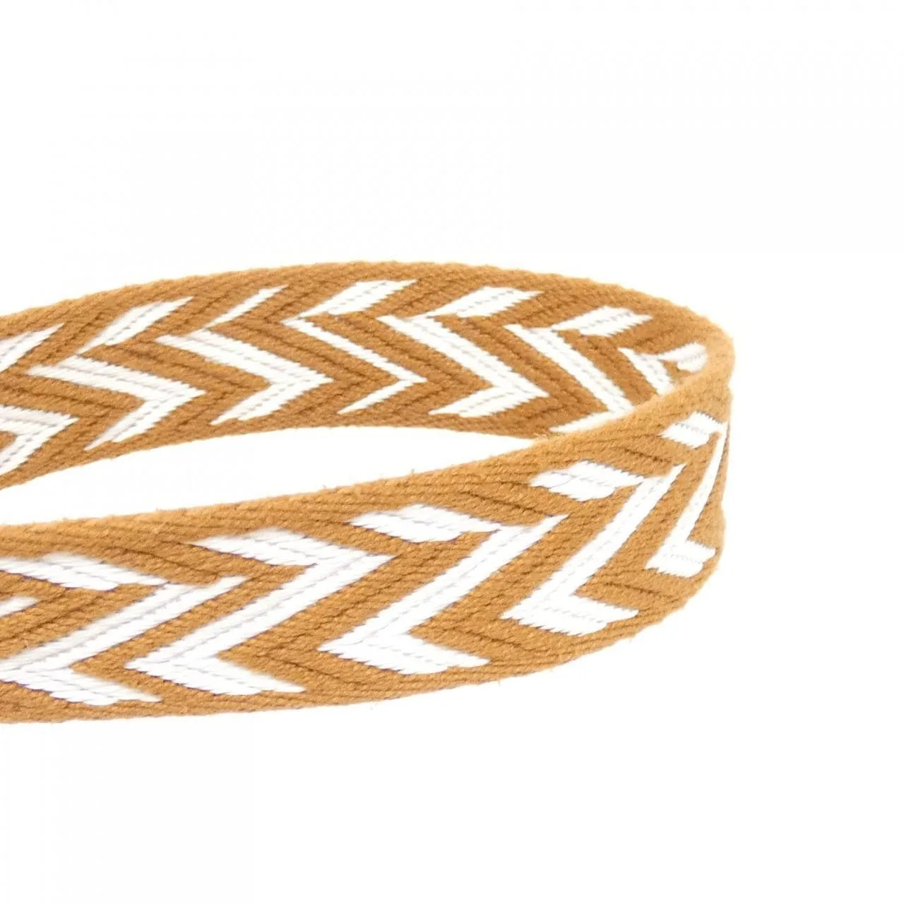 HERMES 077727CK Wallet Canvas 白色 帆布 中古品A - 縮圖 3