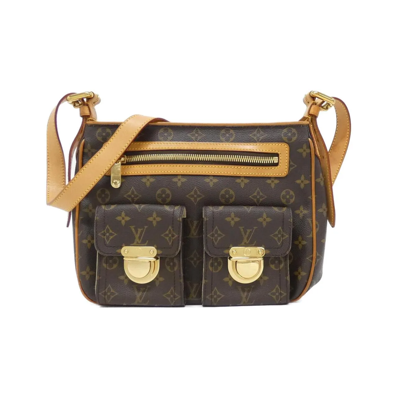 LOUIS VUITTON M40045 Shoulder Monogram Black