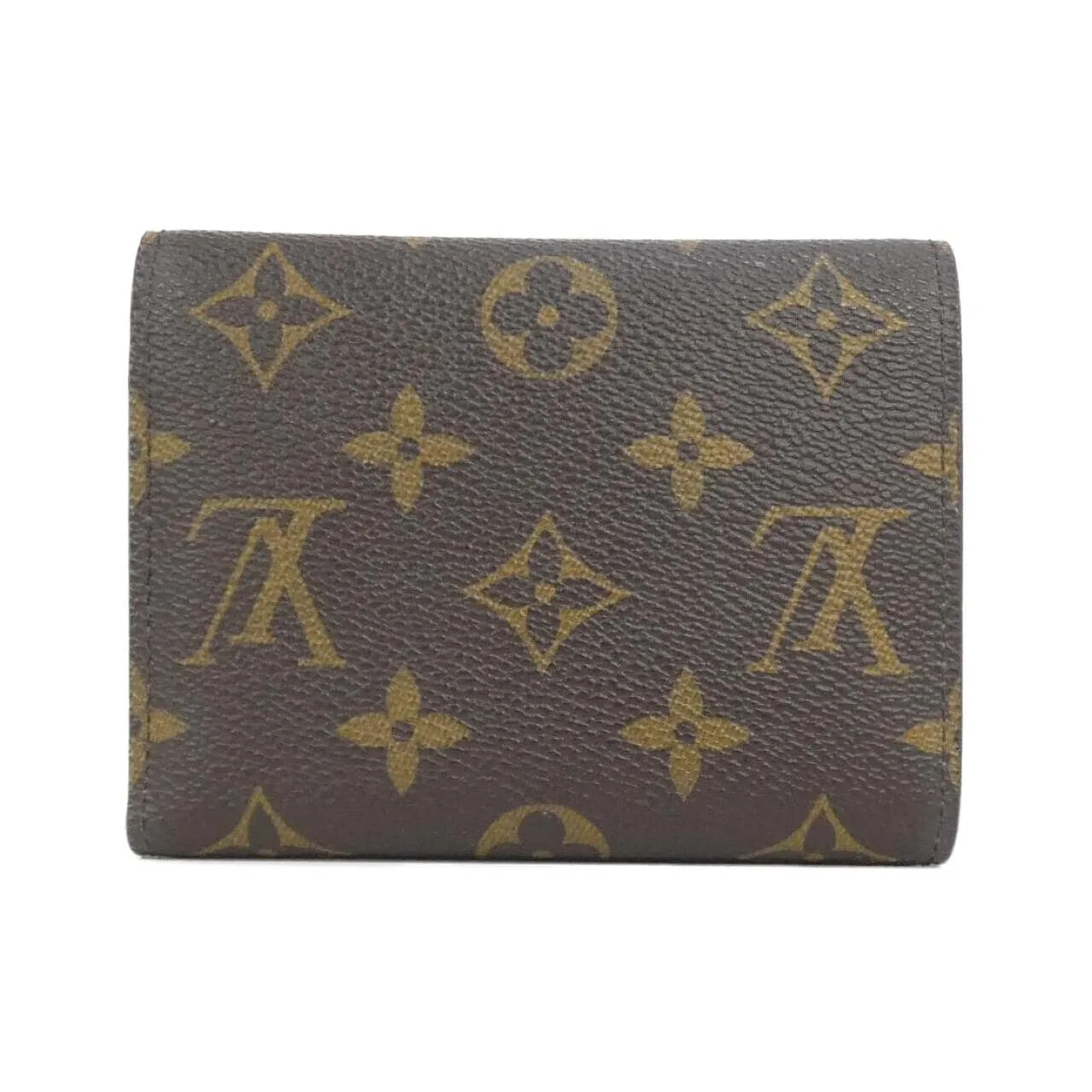 LOUIS VUITTON M41938 Wallet Monogram 黑色 Monogram 中古品A - 縮圖 2