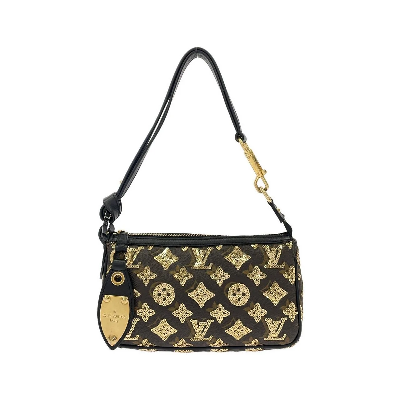 LOUIS VUITTON Pochette M40248 Pochette Monogram Gold