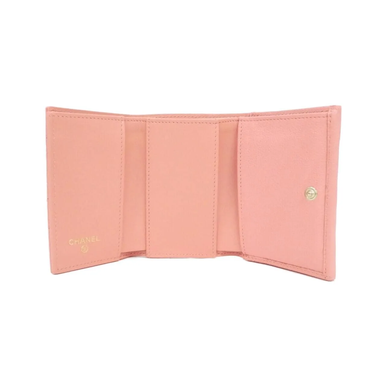 CHANEL Timeless Classic AP0230 Wallet Grained Calfskin Pink Grained Calfskin Rank A - Thumbnail 5