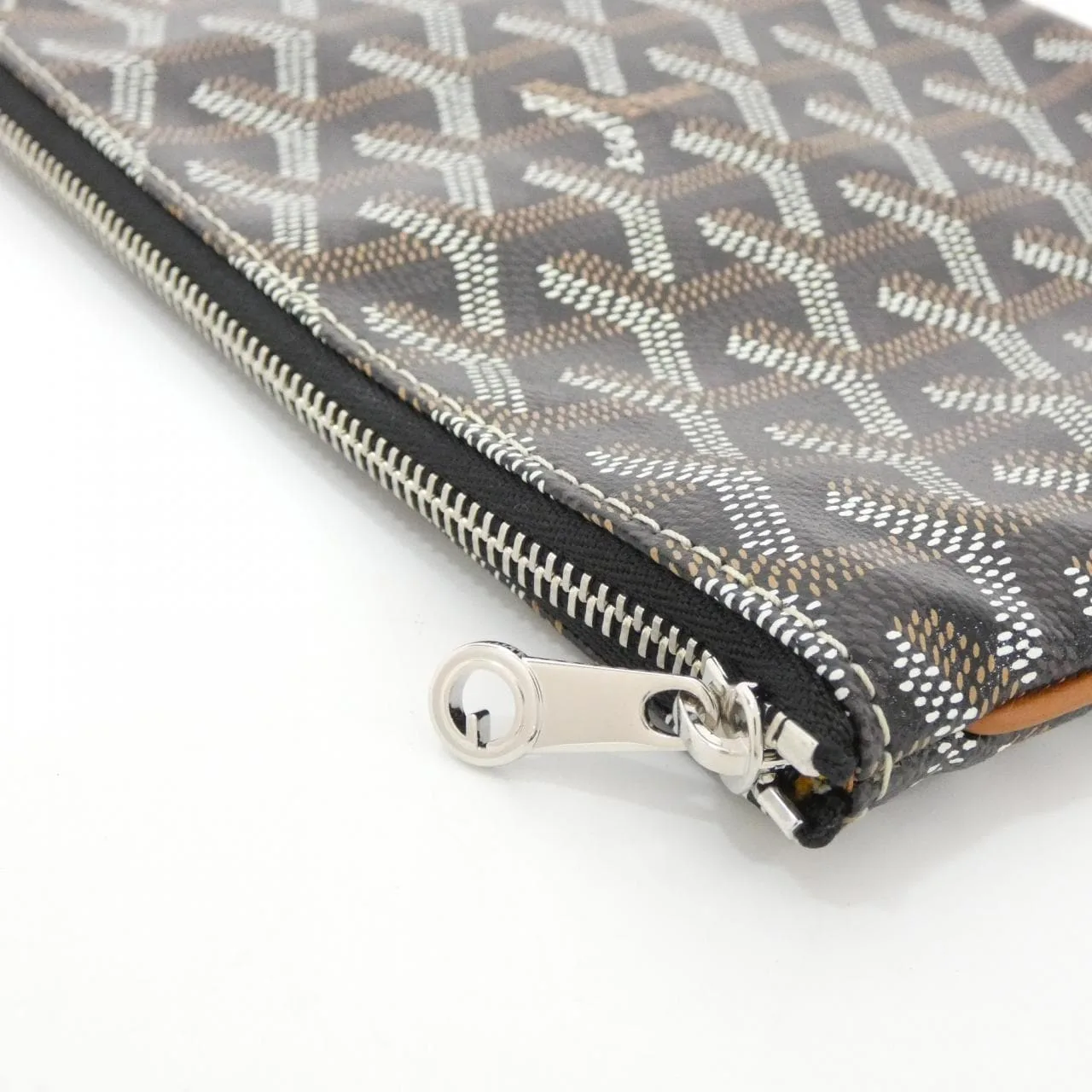 GOYARD ABU SENAT PM Pouch Canvas 黑色 帆布 中古品A - 縮圖 2