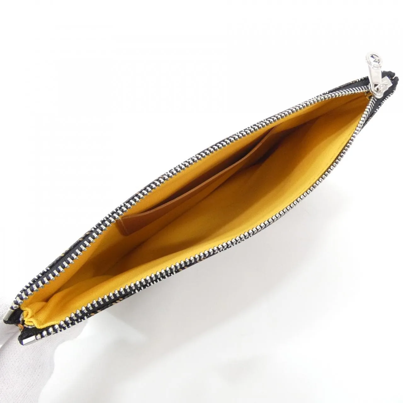 GOYARD ABU SENAT PM Pouch Canvas 黑色 帆布 中古品A - 縮圖 3