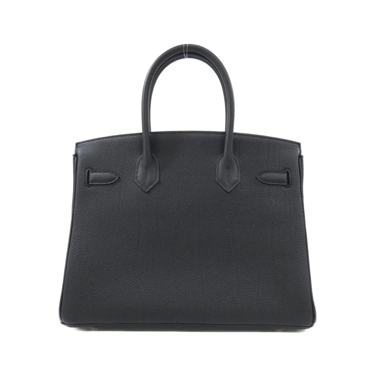 HERMES 027633CC Handbag Togo Black Togo Leather - Thumbnail 2