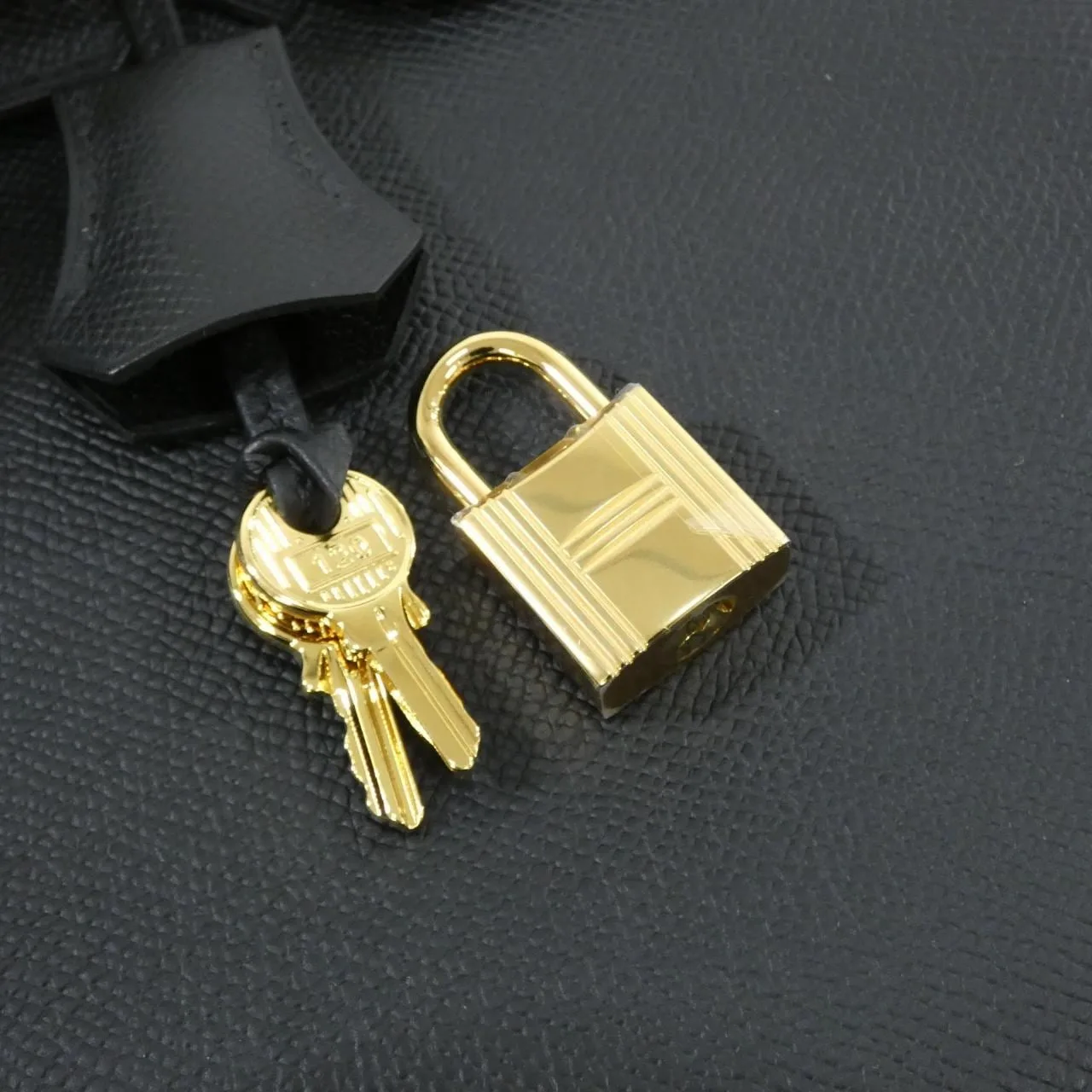 HERMES Birkin 041701CC Handbag Epsom Black Epsom Leather Unused - Thumbnail 4