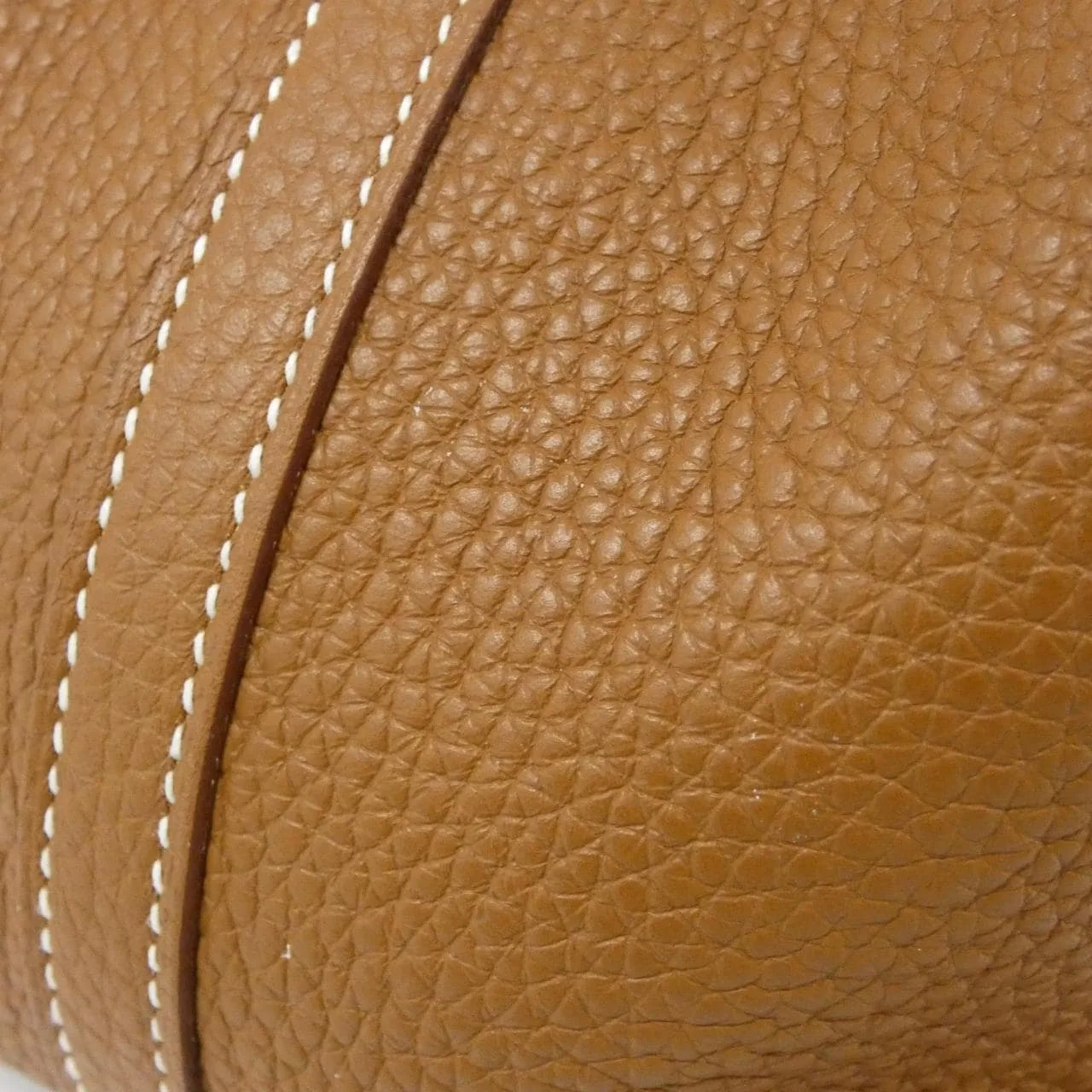 HERMES Picotin 060991CK Handbag Clemence 金色 Clemence 皮 中古品A - 縮圖 3