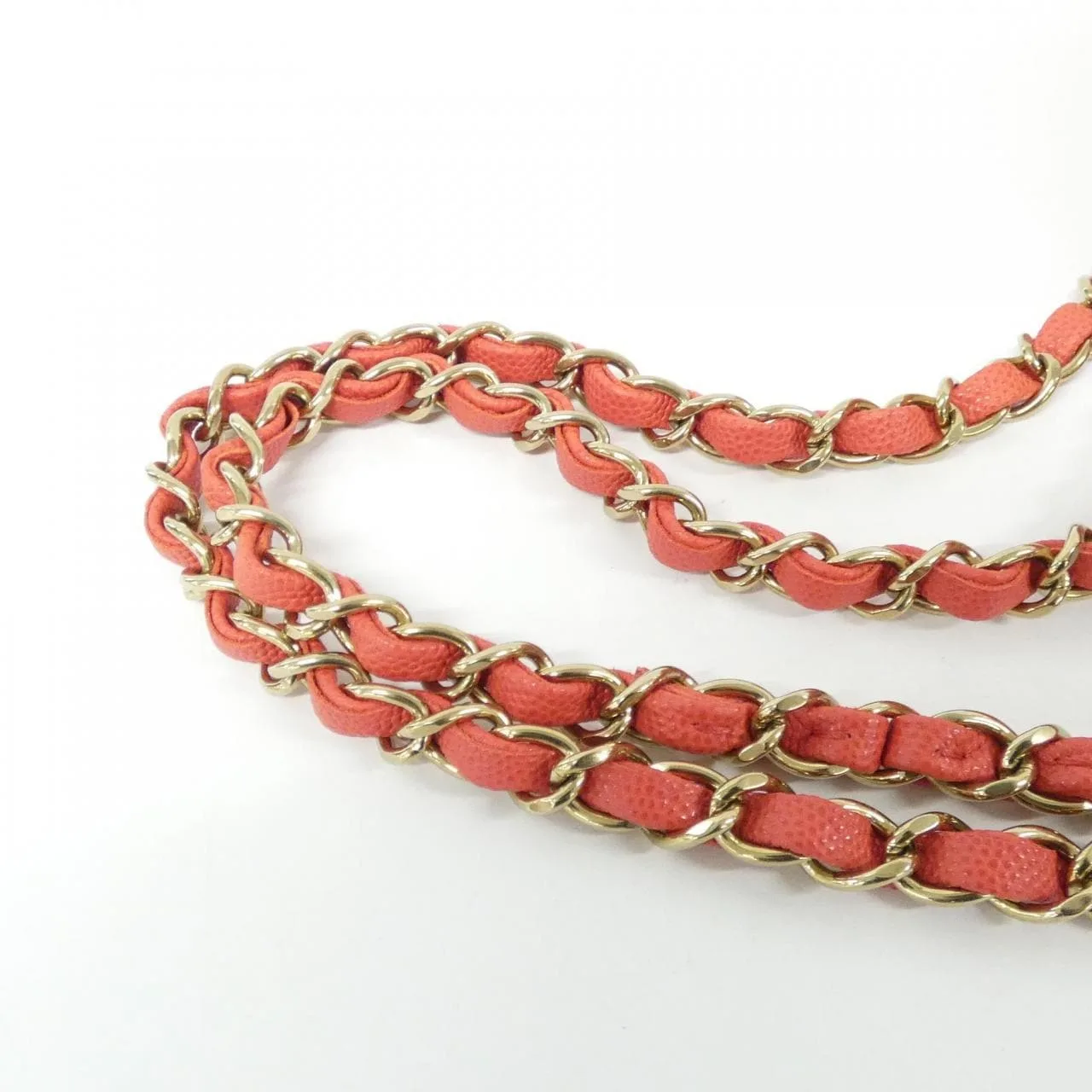 CHANEL Matelasse 1112 Shoulder Grained Calfskin Pink Grained Calfskin Rank A - Thumbnail 5