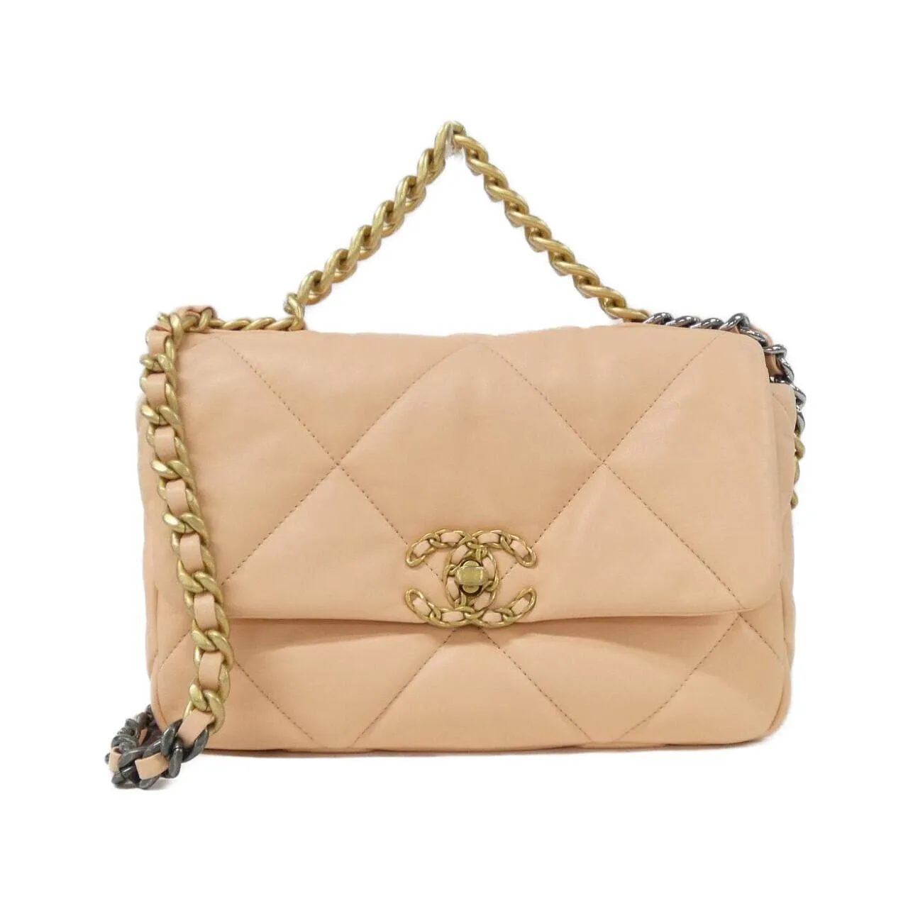 CHANEL Chanel 19 AS1160 Shoulder Lambskin Black