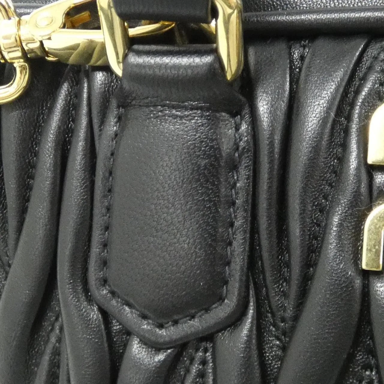 MIU MIU 5BB142 Handbag Black Rank A - Thumbnail 5