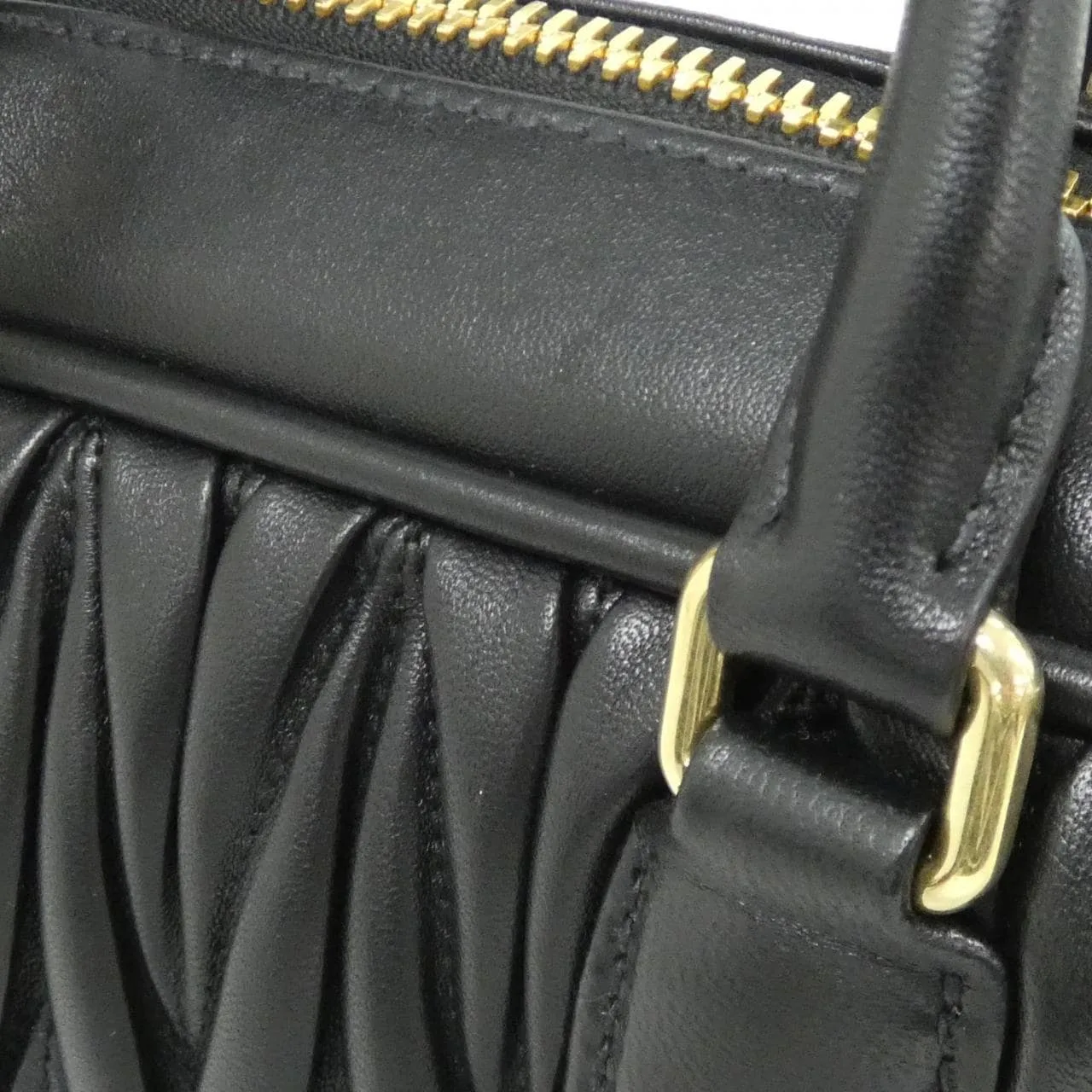 MIU MIU 5BB142 Handbag Black Rank A - Thumbnail 7