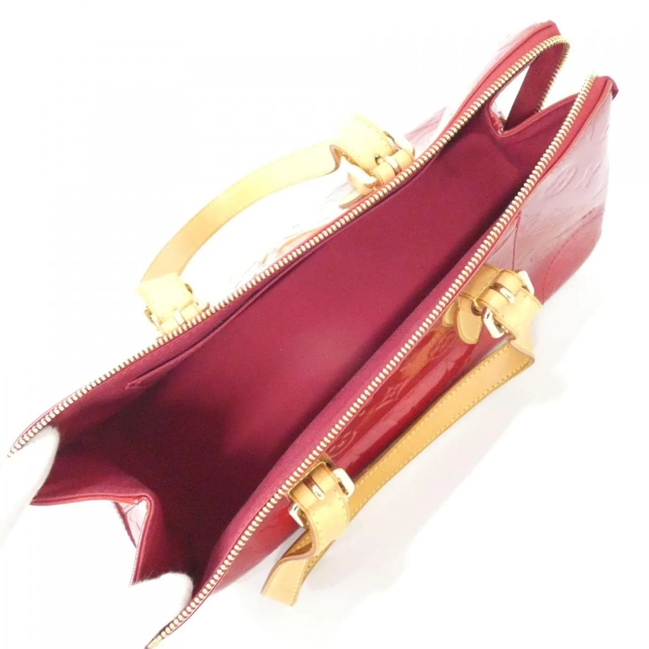 LOUIS VUITTON Avenue M93507 Handbag Vernis Black Vernis Rank B - Thumbnail 9