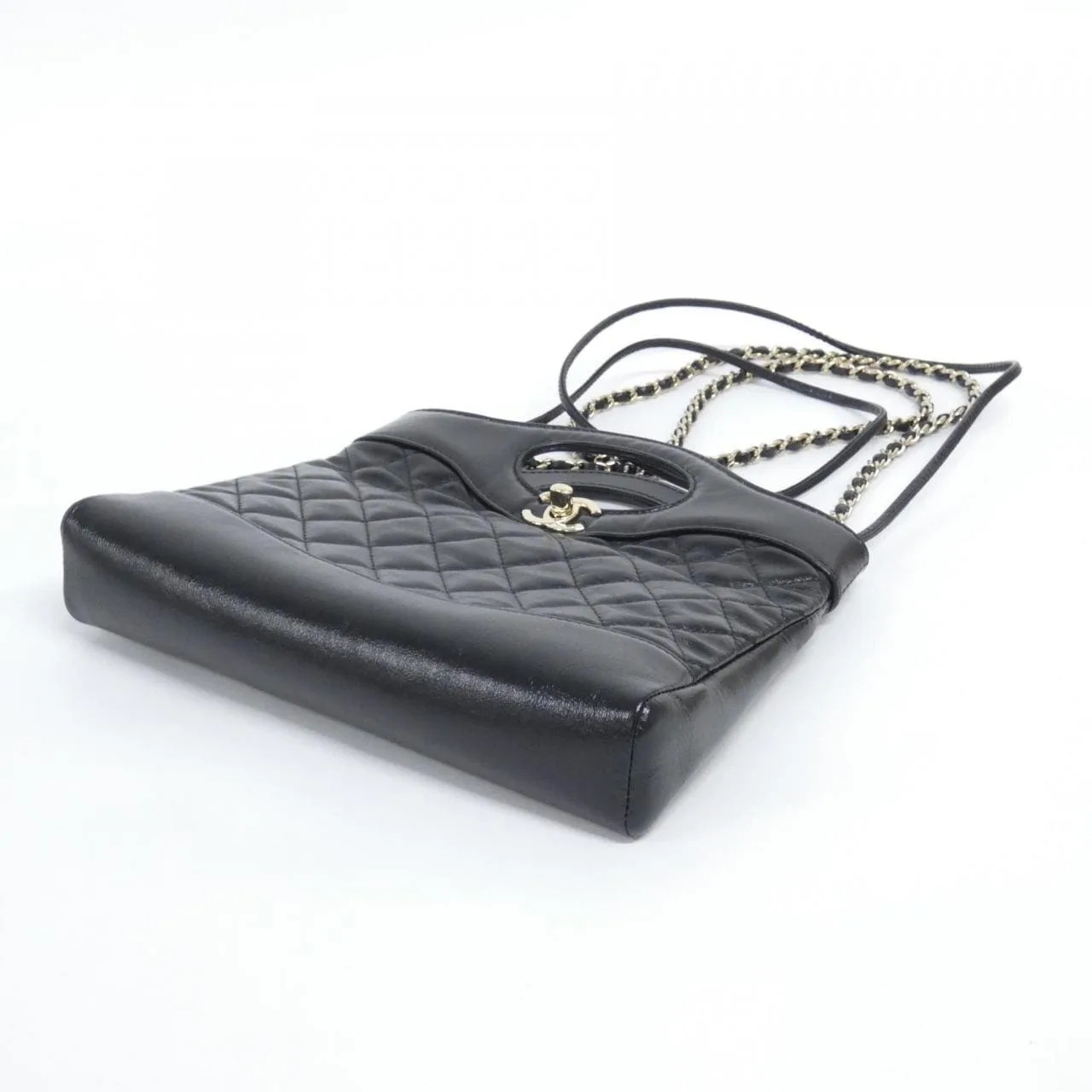 CHANEL AS4133 Handbag Lambskin Black Lambskin Rank A - Thumbnail 3