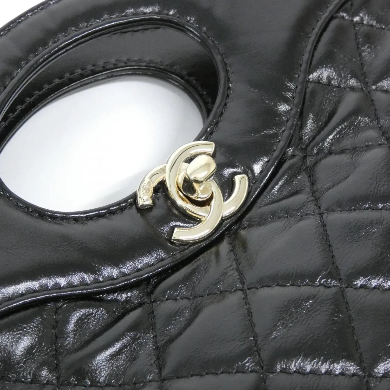 CHANEL AS4133 Handbag Lambskin Black Lambskin Rank A - Thumbnail 4