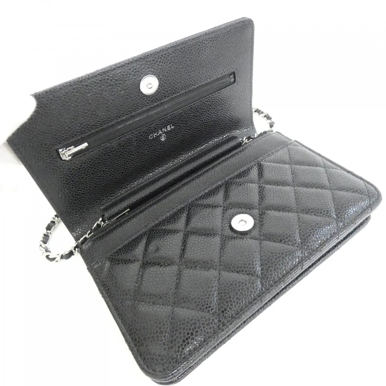 CHANEL Timeless Classic AP0250 Wallet Grained Calfskin Black Grained Calfskin Rank A - Thumbnail 7