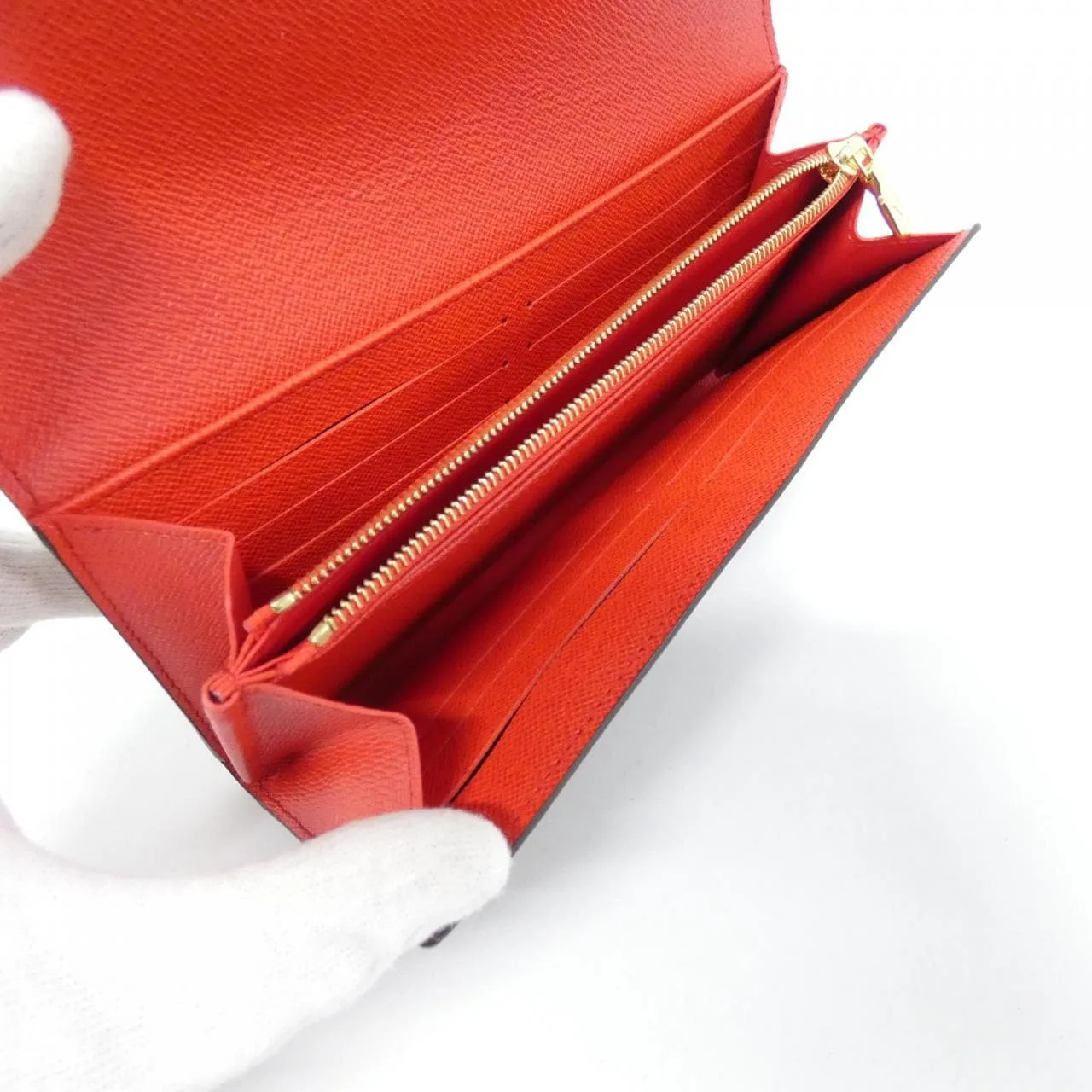 LOUIS VUITTON M62236 Wallet Monogram 黑色 Monogram 中古品A - 縮圖 9