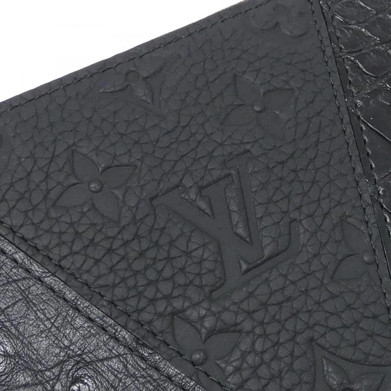 LOUIS VUITTON N81841 Wallet Monogram 黑色 Monogram 中古品A - 縮圖 5