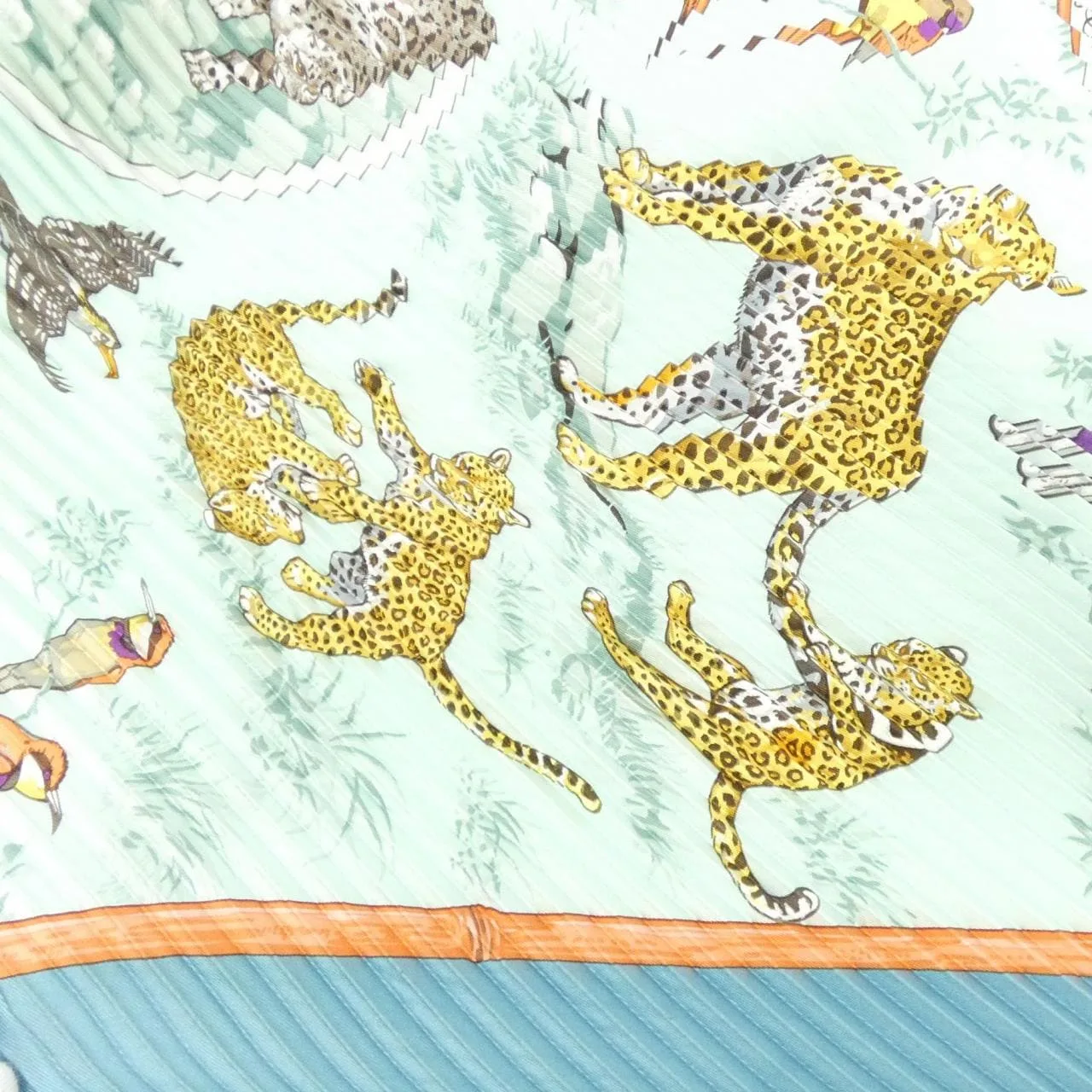 HERMES Scarf Blue Rank A - Thumbnail 3