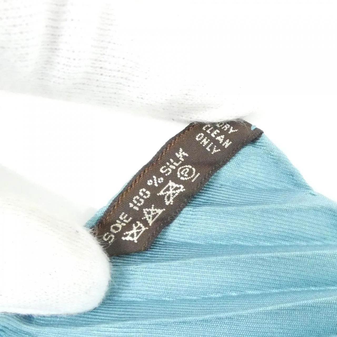 HERMES Scarf Blue Rank A - Thumbnail 7