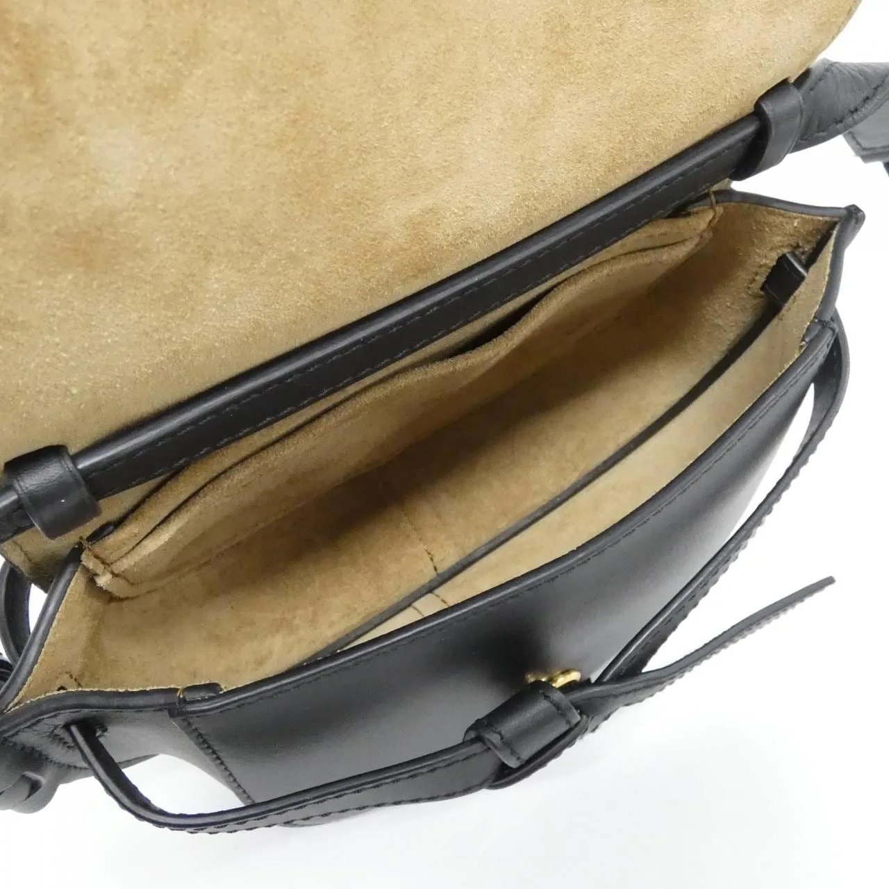 LOEWE Gate A650N46X13 Shoulder 黑色 中古品A - 縮圖 7