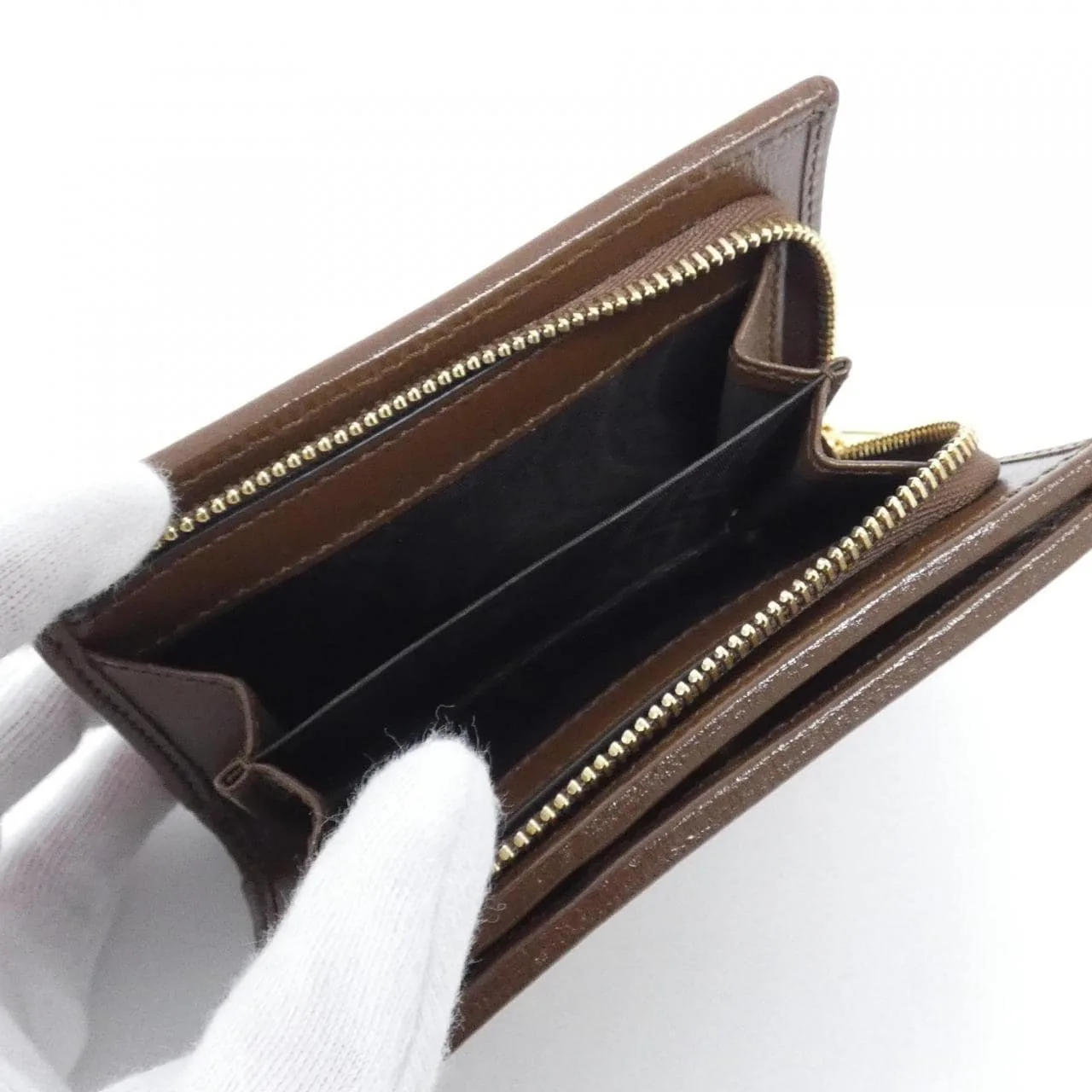 GUCCI 726846 92TCG Wallet Canvas Black Canvas Rank A - Thumbnail 4