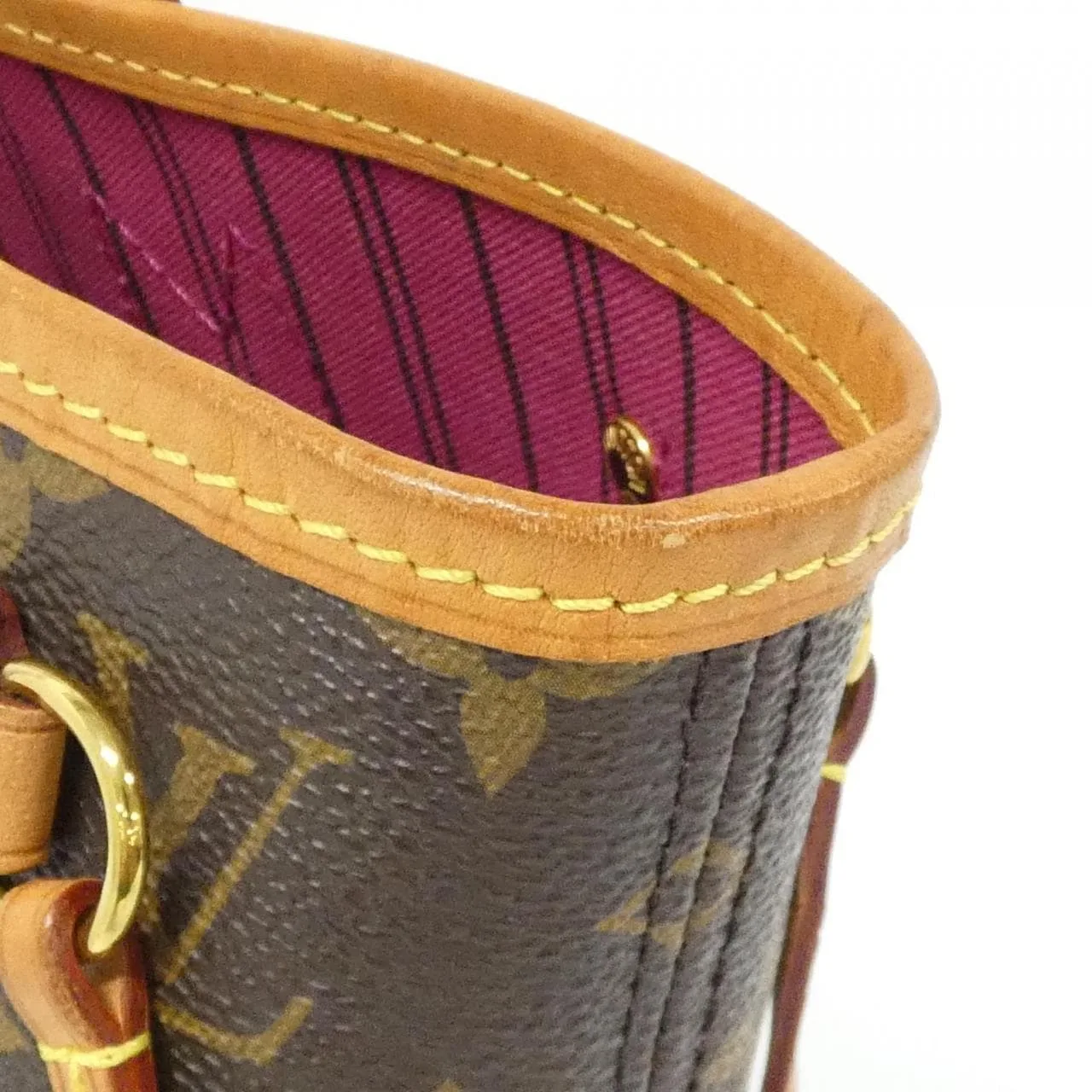 LOUIS VUITTON Neverfull M41245 Tote Monogram Black Monogram - Thumbnail 6