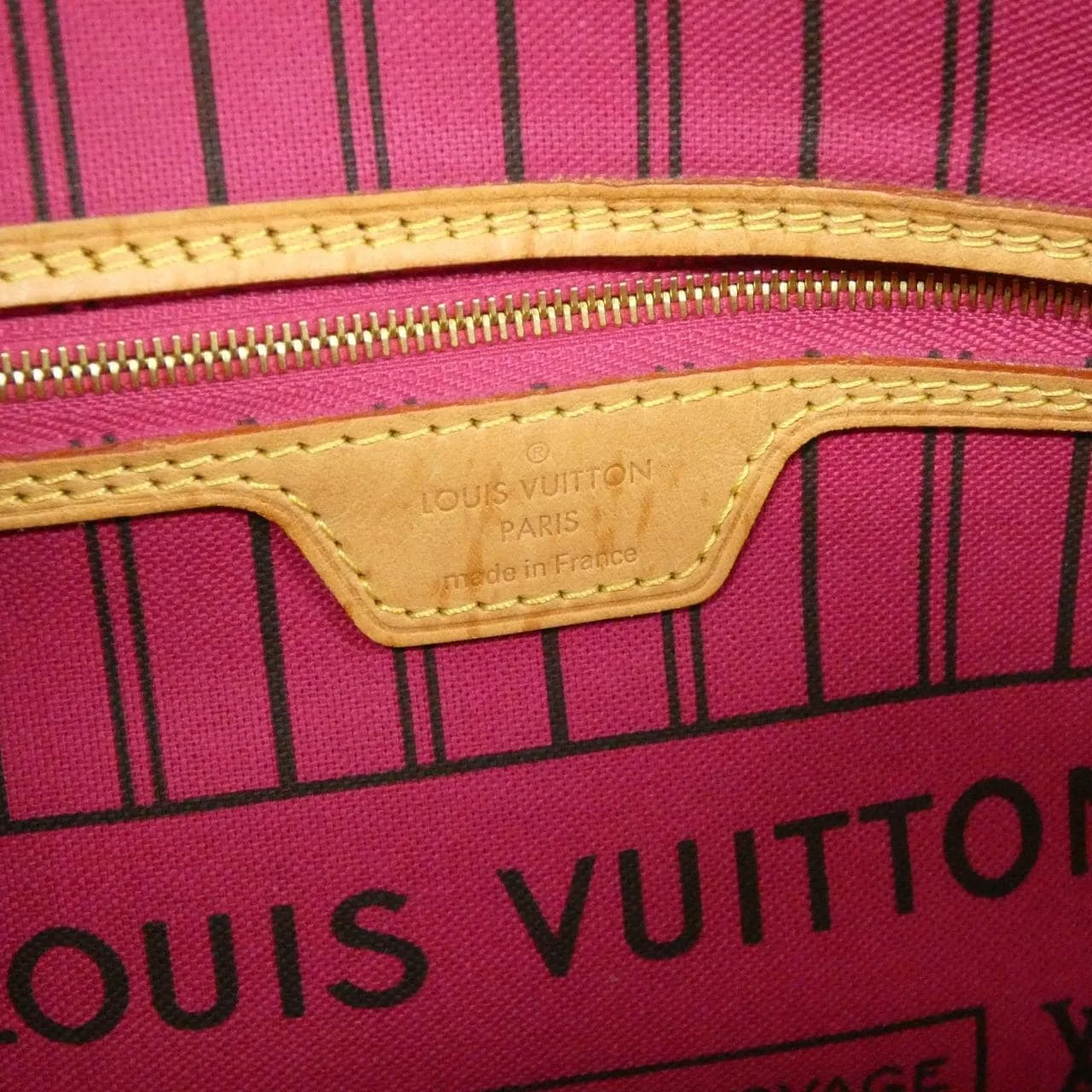 LOUIS VUITTON Neverfull M41245 Tote Monogram Black Monogram - Thumbnail 10