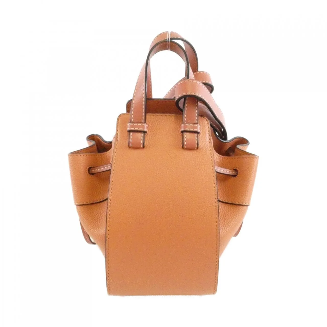 LOEWE Hammock 314 12 V07 Shoulder Leather Black Leather Rank A - Thumbnail 2