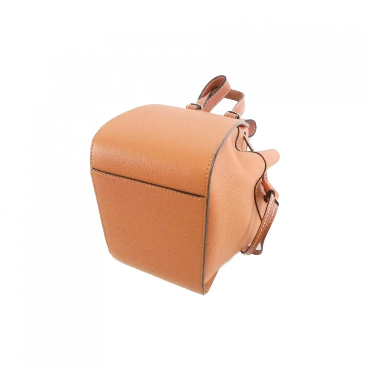 LOEWE Hammock 314 12 V07 Shoulder Leather Black Leather Rank A - Thumbnail 3