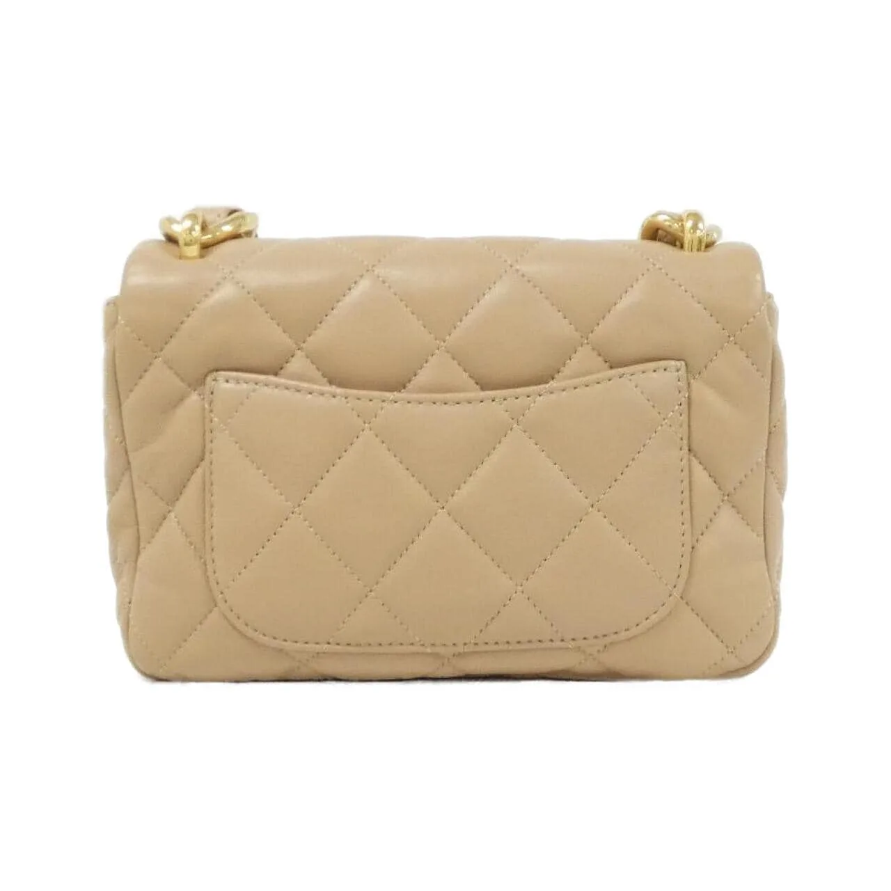 CHANEL Chanel 22 AS3214 Shoulder Lambskin Beige Lambskin Rank A - Thumbnail 2
