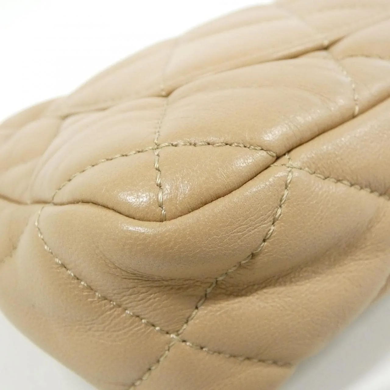 CHANEL Chanel 22 AS3214 Shoulder Lambskin Beige Lambskin Rank A - Thumbnail 3