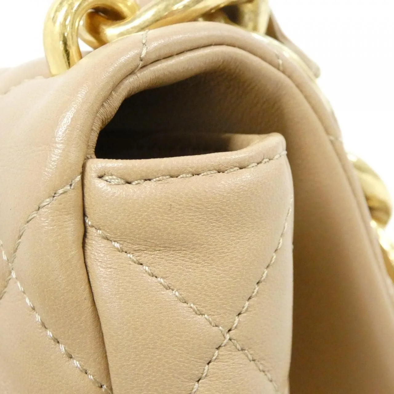 CHANEL Chanel 22 AS3214 Shoulder Lambskin Beige Lambskin Rank A - Thumbnail 6