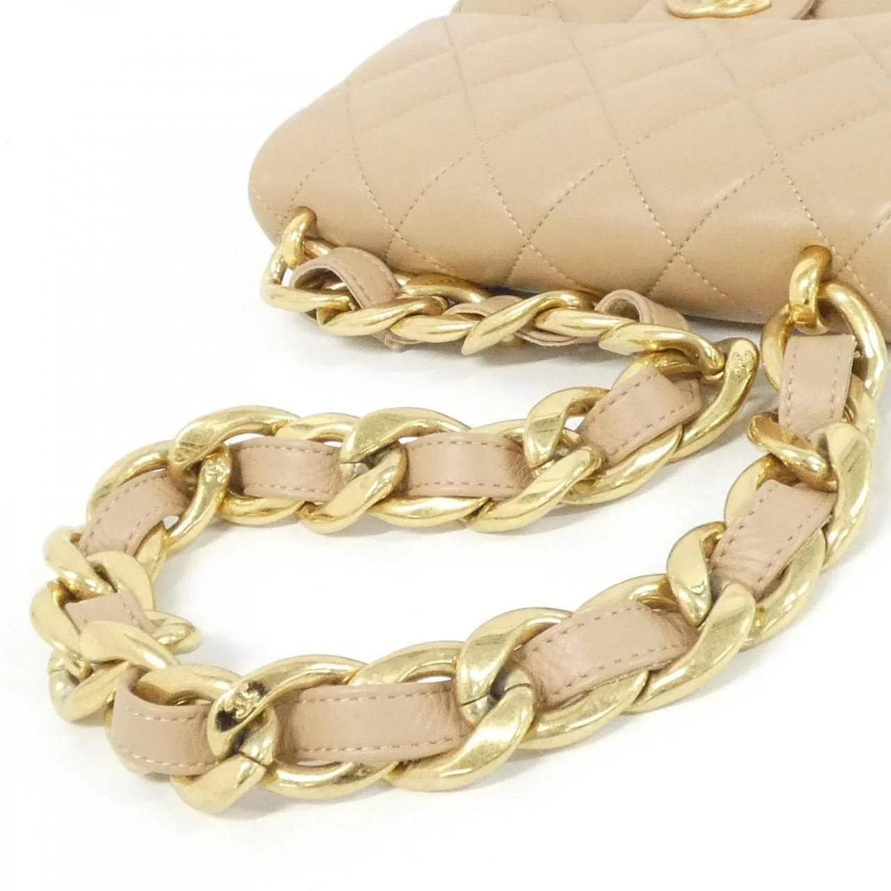 CHANEL Chanel 22 AS3214 Shoulder Lambskin Beige Lambskin Rank A - Thumbnail 8