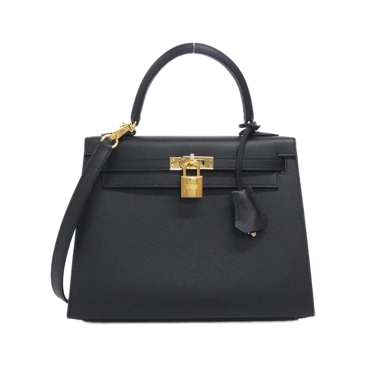 HERMES 038416CC Handbag Epsom Black