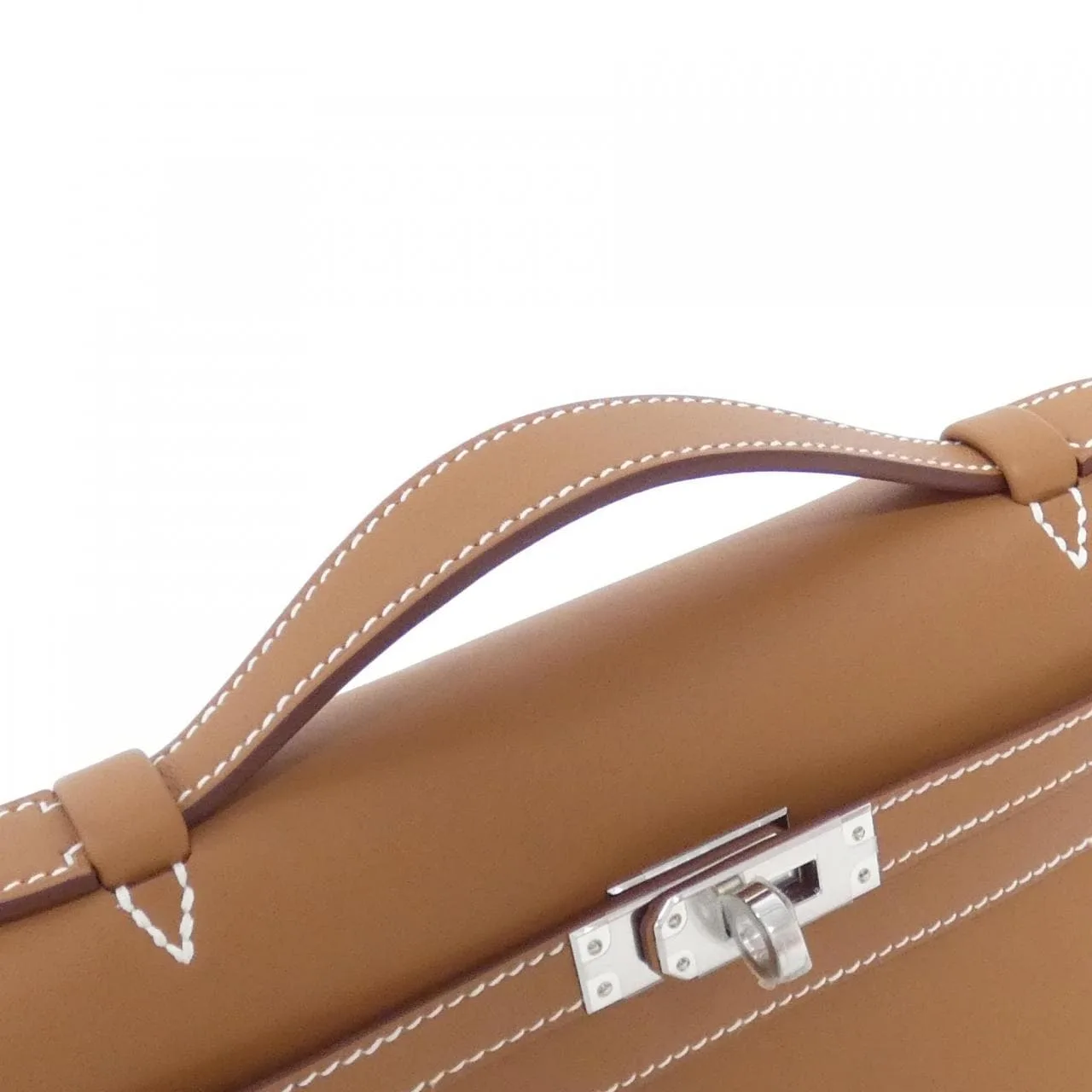 HERMES Kelly 049417CK Handbag Swift Gold Swift Leather Unused - Thumbnail 4