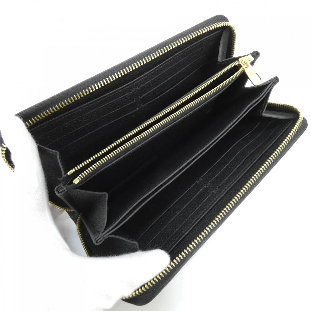 LOUIS VUITTON M80481 Wallet Monogram Black Monogram Rank A - Thumbnail 5