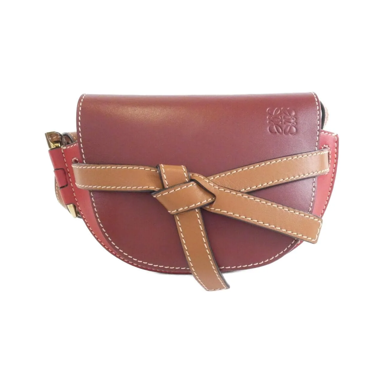 LOEWE Gate 321 54 U62 Shoulder Bordeaux