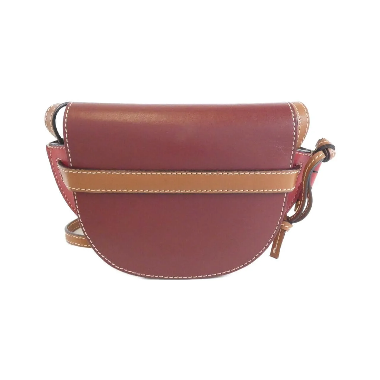 LOEWE Gate 321 54 U62 Shoulder 酒紅色 中古品A - 縮圖 2