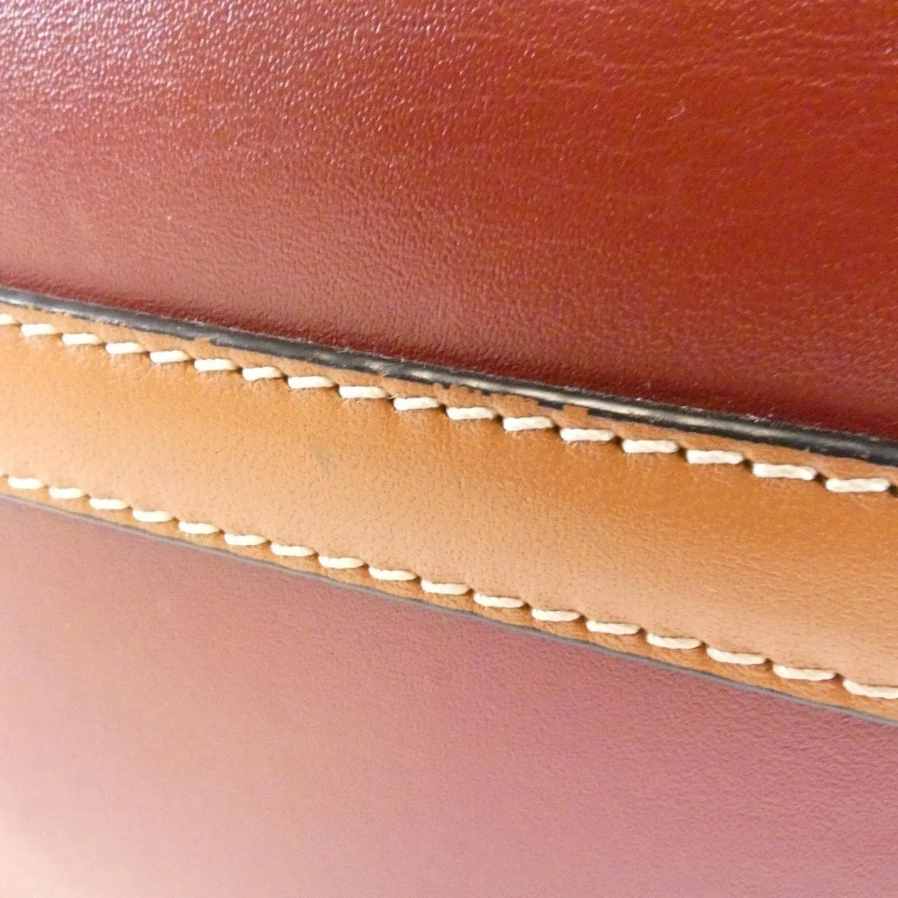 LOEWE Gate 321 54 U62 Shoulder 酒紅色 中古品A - 縮圖 4