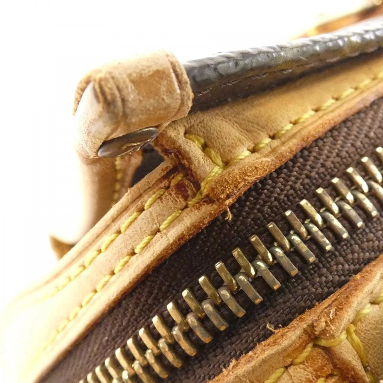 LOUIS VUITTON M40009 Handbag Monogram 黑色 Monogram 中古品B - 縮圖 3