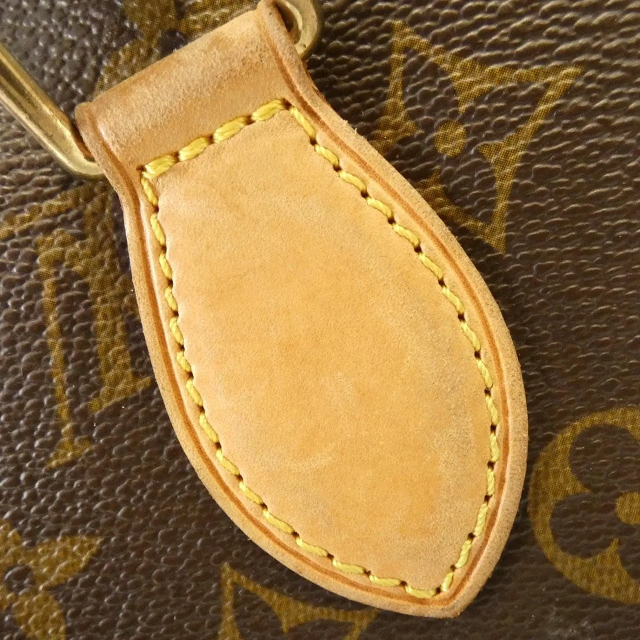 LOUIS VUITTON M40009 Handbag Monogram 黑色 Monogram 中古品B - 縮圖 5