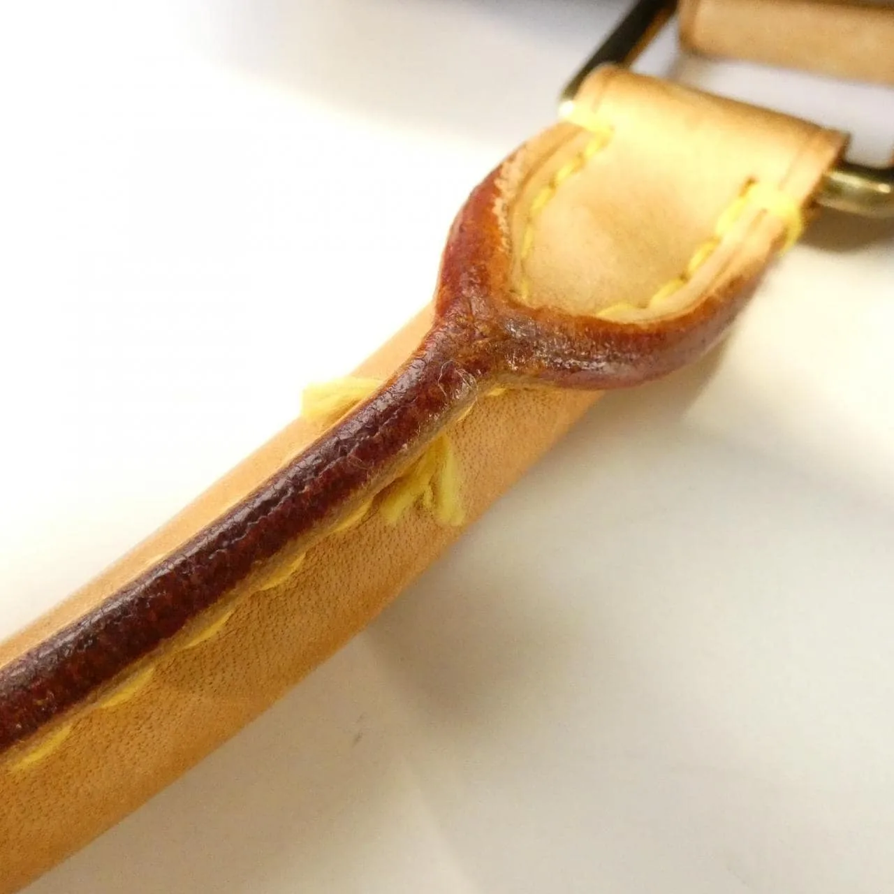 LOUIS VUITTON M40009 Handbag Monogram 黑色 Monogram 中古品B - 縮圖 7